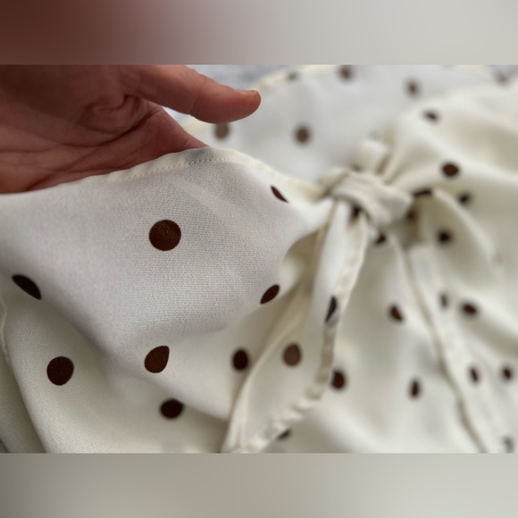 NWOT- ROOLEE Finsen Polka Dot Top - Picture 4 of 10